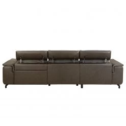 Ars manufacti Canapé d’angle Lagor - Cuir véritable - Cuir Padme: Marron gris - Méridienne courte à gauche (vue de face) - Sans fonction 16 Ars manufacti Canapé d’angle Lagor - Cuir véritable - Cuir Padme: Marron gris - Méridienne courte à gauche (vue de face) - Sans fonction -Meubles de salon Soldes 1000283571 210817 15271300509 DETAILS P000000001000283571