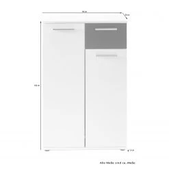 Fredriks Meuble à chaussures Chippewa I - Imitation bois ancien / Anthracite -Meubles de salon Soldes 1000283876 210805 14244700391 SKETCH DETAILS P000000001000283876 sketch