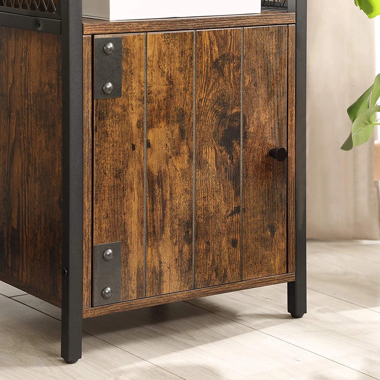 Red Living Bout de canapé Morristown - Marron / Noir 7 Red Living Bout de canapé Morristown - Marron / Noir – Image 5