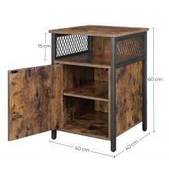 Red Living Bout de canapé Morristown - Marron / Noir 17 Red Living Bout de canapé Morristown - Marron / Noir -Meubles de salon Soldes 1000283937 210813 06353800045 SKETCH DETAILS P000000001000283937 sketch