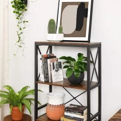 Red Living Étagère Molalla I - Marron / Noir -Meubles de salon Soldes 1000283962 210813 06355100193 DETAILS P000000001000283962