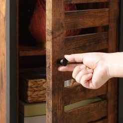 Red Living Bout de canapé Condover IV - Marron / Noir -Meubles de salon Soldes 1000283978 210810 15023900148 DETAILS P000000001000283978