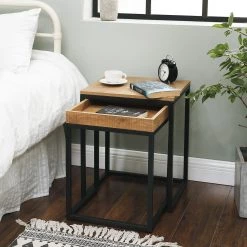 Red Living Bouts de canapé Tuxford (lot de 2) - Marron clair -Meubles de salon Soldes 1000283986 210813 06360100298 MOOD DETAILS P000000001000283986 mood