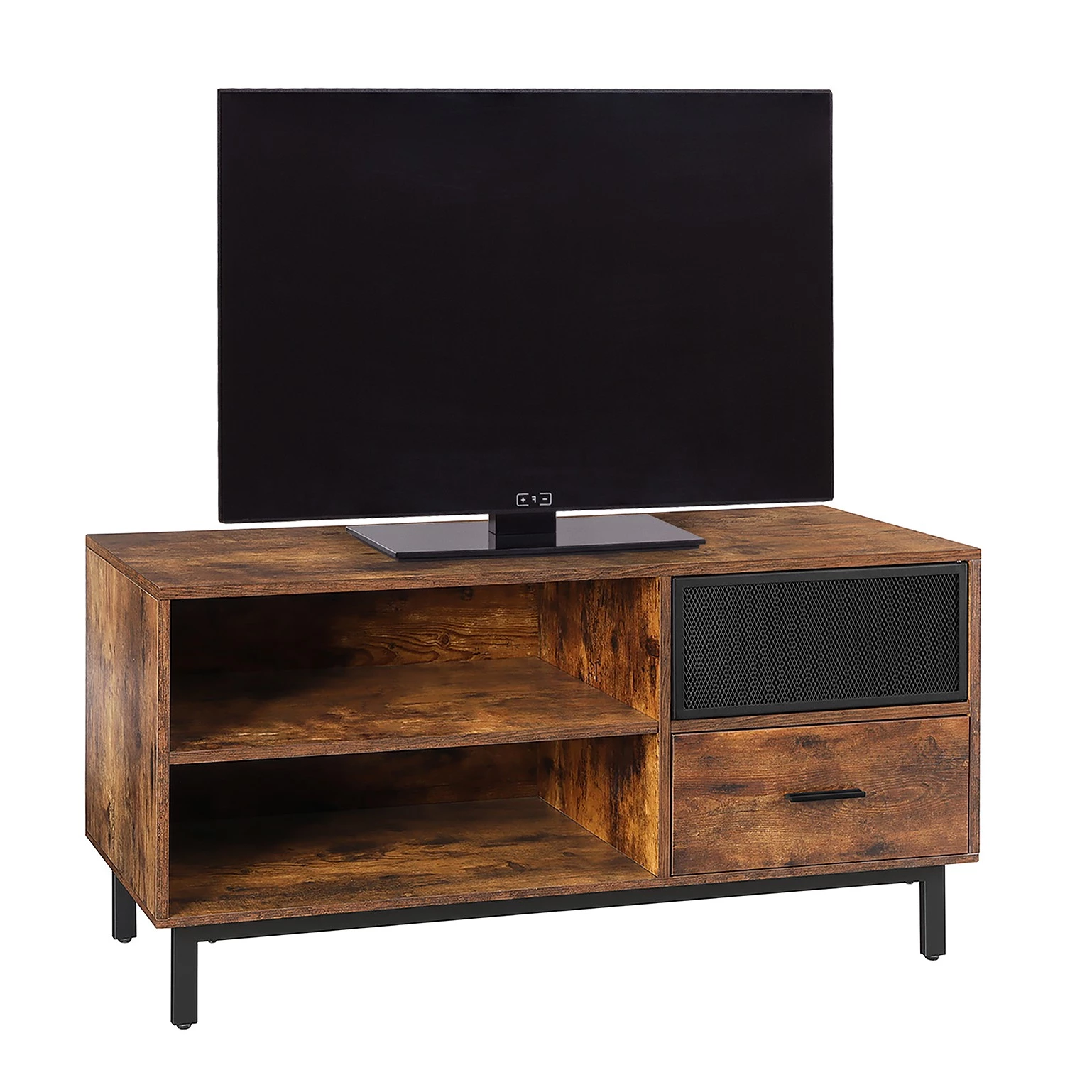 Red Living Meuble TV Ruhla - Marron / Noir 3 Red Living Meuble TV Ruhla - Marron / Noir