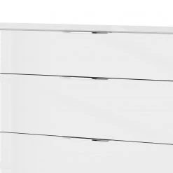 Maja Möbel Buffet Trend - Verre - Blanc brillant / Chrome -Meubles de salon Soldes 1000284207 210804 14342400013 DETAILS P000000001000284207