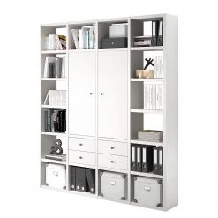 Fredriks Étagère de bureau Emporio - Blanc laqué