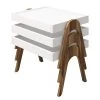 Loftscape Bouts de canapé Mosby (lot de 3) - Blanc -Meubles de salon Soldes 1000284334 210809 06082800049 IMAGE P000000001000284334