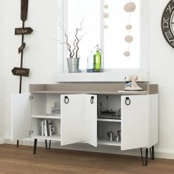 Loftscape Buffet Dalma - Blanc / Crème -Meubles de salon Soldes 1000284340 210809 06083200074 MOOD DETAILS P000000001000284340 mood