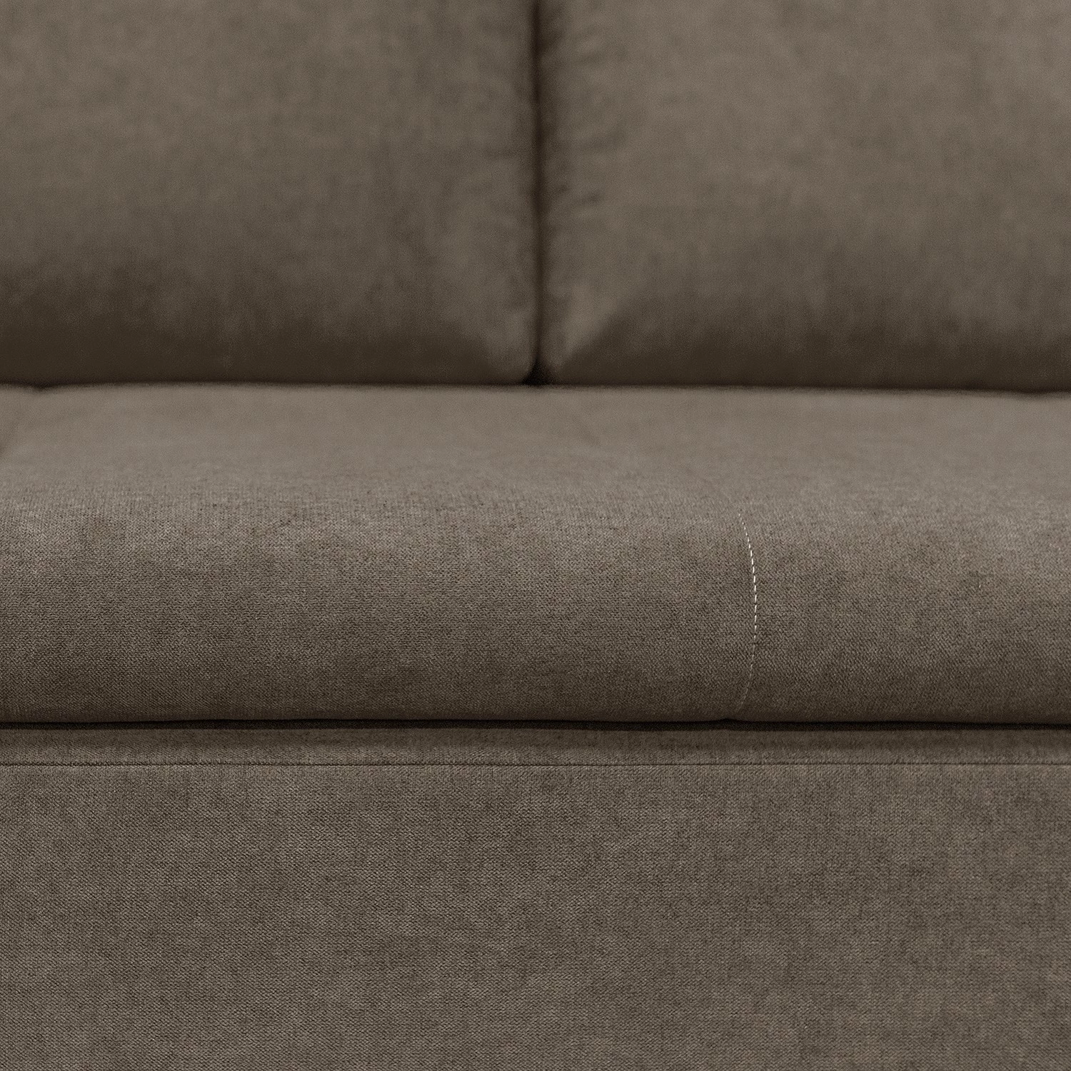 Loftscape Canapé d’angle Bright - Tissage à plat - Tissu Sole: Gris - Méridienne courte à droite (vue de face) 9 Loftscape Canapé d’angle Bright - Tissage à plat - Tissu Sole: Gris - Méridienne courte à droite (vue de face) – Image 7