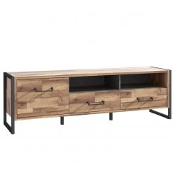 Red Living Meuble TV Voru - Imitation chêne / Gris foncé -Meubles de salon Soldes 1000285725 210813 14574000115 DETAILS P000000001000285725