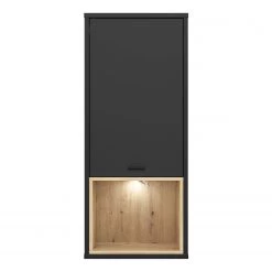 Loftscape Meuble haut Mazzo - Noir / Imitation chêne artisan -Meubles de salon Soldes 1000285797 210819 12212500018 DETAILS P000000001000285797