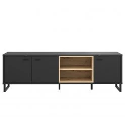 Loftscape Meuble TV Mazzo - Noir / Imitation chêne artisan -Meubles de salon Soldes 1000285798 210819 12212500031 DETAILS P000000001000285798