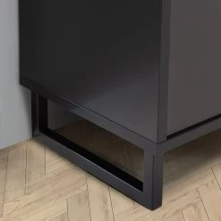 Loftscape Meuble TV Mazzo - Noir / Imitation chêne artisan -Meubles de salon Soldes 1000285798 210819 12212500034 DETAILS P000000001000285798