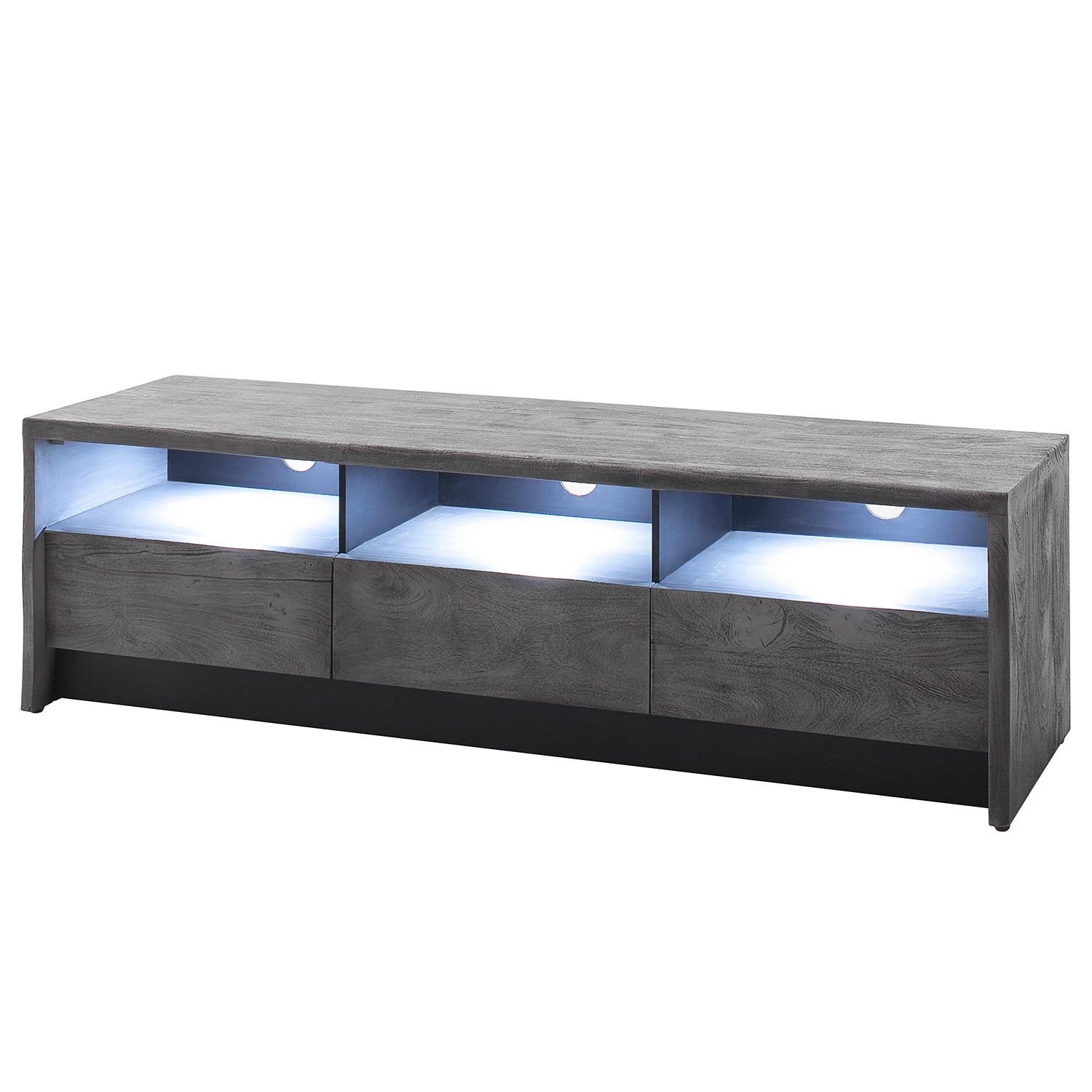 Red Living Meuble TV Calipso - Acacia Gris 5 Red Living Meuble TV Calipso - Acacia Gris – Image 3