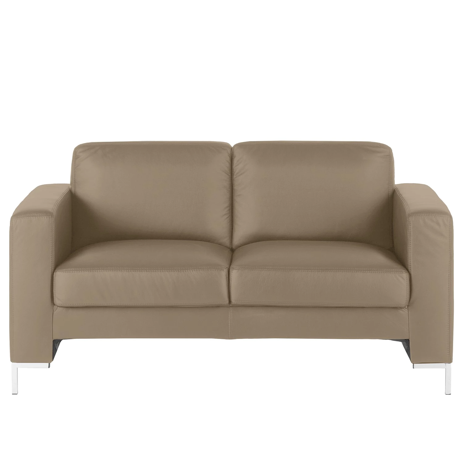 Fredriks Canapé Lampone (2 places) - Cuir véritable - Taupe 4 Fredriks Canapé Lampone (2 places) - Cuir véritable - Taupe – Image 2