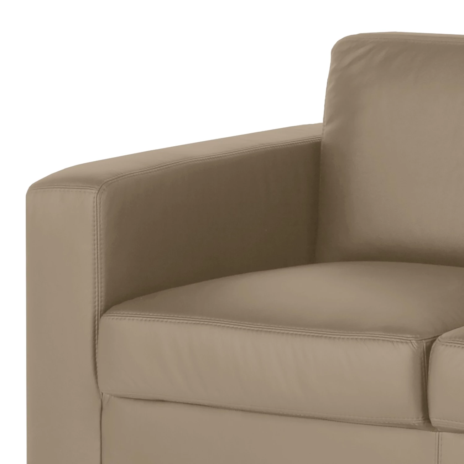 Fredriks Canapé Lampone (2 places) - Cuir véritable - Taupe 7 Fredriks Canapé Lampone (2 places) - Cuir véritable - Taupe – Image 5