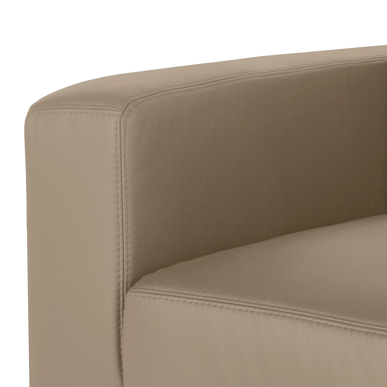 Fredriks Canapé Lampone (2 places) - Cuir véritable - Taupe 10 Fredriks Canapé Lampone (2 places) - Cuir véritable - Taupe – Image 8