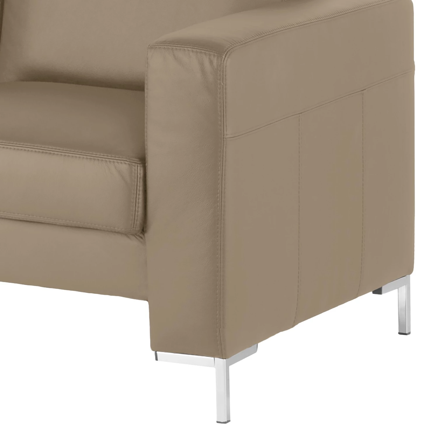 Fredriks Canapé Lampone (2 places) - Cuir véritable - Taupe 11 Fredriks Canapé Lampone (2 places) - Cuir véritable - Taupe – Image 9