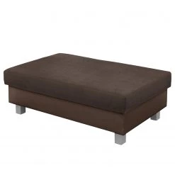 Loftscape Canapé d’angle Drayton - Imitation cuir / Microfibre - Cuir Soka / Microfibre Miako: Marron foncé / Espresso - Méridienne longue à droite (vue de face) - Avec repose-pieds -Meubles de salon Soldes 1000287695 210910 11443901490 DETAILS P000000001000287695