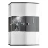 Loftscape Vitrine murale Intento - Blanc brillant / Anthracite -Meubles de salon Soldes 1000288187 210827 12095600057 IMAGE P000000001000288187