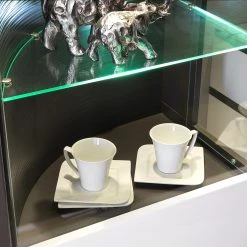 Loftscape Ensemble meubles TV Intento I (4 élém.) - Blanc brillant / Anthracite -Meubles de salon Soldes 1000288189 210827 12095800077 DETAILS P000000001000288189