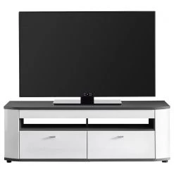 Loftscape Ensemble meubles TV Intento I (4 élém.) - Blanc brillant / Anthracite -Meubles de salon Soldes 1000288189 210827 12095800082 DETAILS P000000001000288189