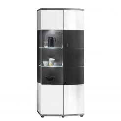 Loftscape Ensemble meubles TV Intento I (4 élém.) - Blanc brillant / Anthracite -Meubles de salon Soldes 1000288189 210827 12095800086 DETAILS P000000001000288189