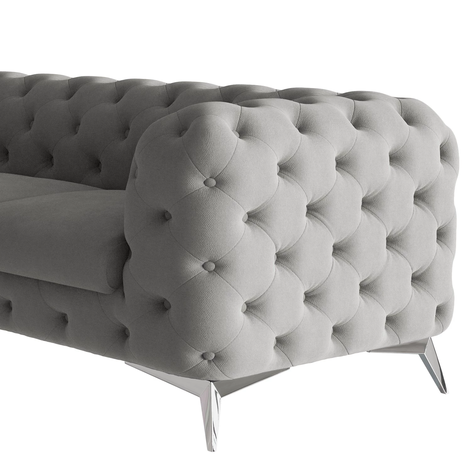 Canapé d’angle Laviva VI - Microfibre Enza: Gris - 323 x 200 cm 7 Canapé d’angle Laviva VI - Microfibre Enza: Gris - 323 x 200 cm – Image 5