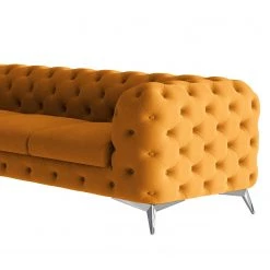 Jack & Alice Canapé panoramique Laviva I - Microfibre Enza: Safran - Alignement à gauche -Meubles de salon Soldes 1000288915 220325 050 DETAILS P000000001000288915