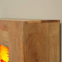 Naturoo Cheminée électrique Surat - Camel - Insert de cheminée imitation de pierre -Meubles de salon Soldes 1000289256 210908 06202300049 DETAILS P000000001000289256