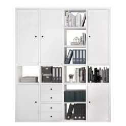 Fredriks Armoire de bureau Emporio II - Blanc brillant