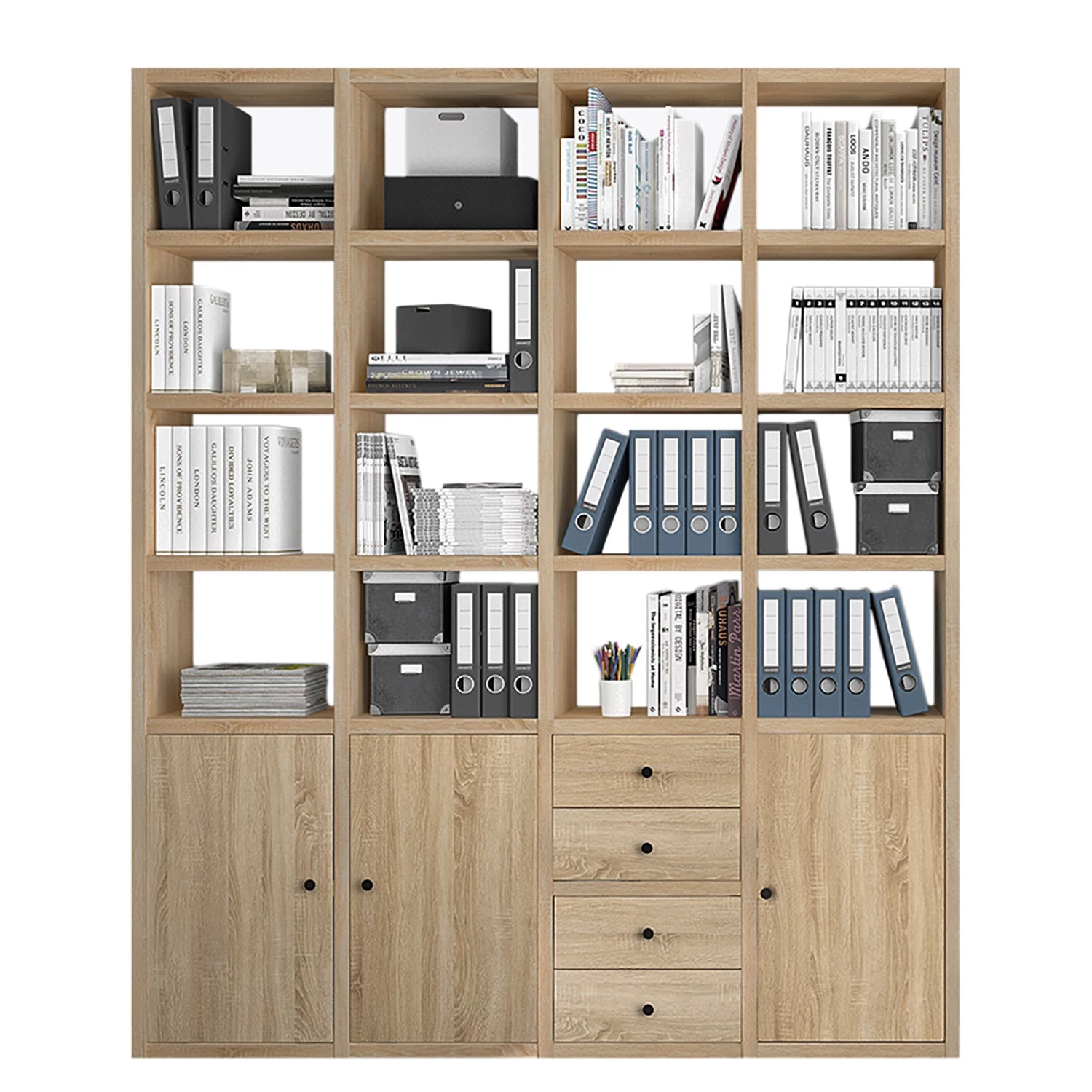 Fredriks Étagère de bureau Emporio VIII - Imitation chêne de Sonoma 3 Fredriks Étagère de bureau Emporio VIII - Imitation chêne de Sonoma