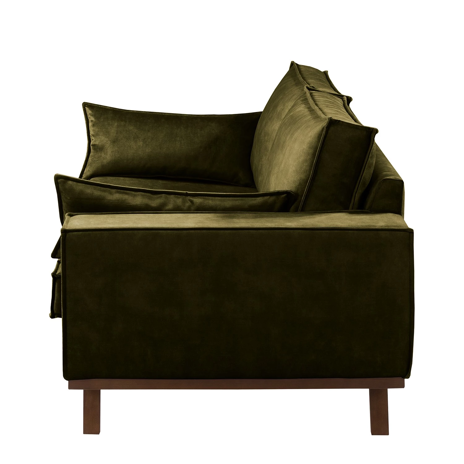 Fredriks Canapé Jurga (2 places) - Velours Tomi: Vert vieilli 5 Fredriks Canapé Jurga (2 places) - Velours Tomi: Vert vieilli – Image 3