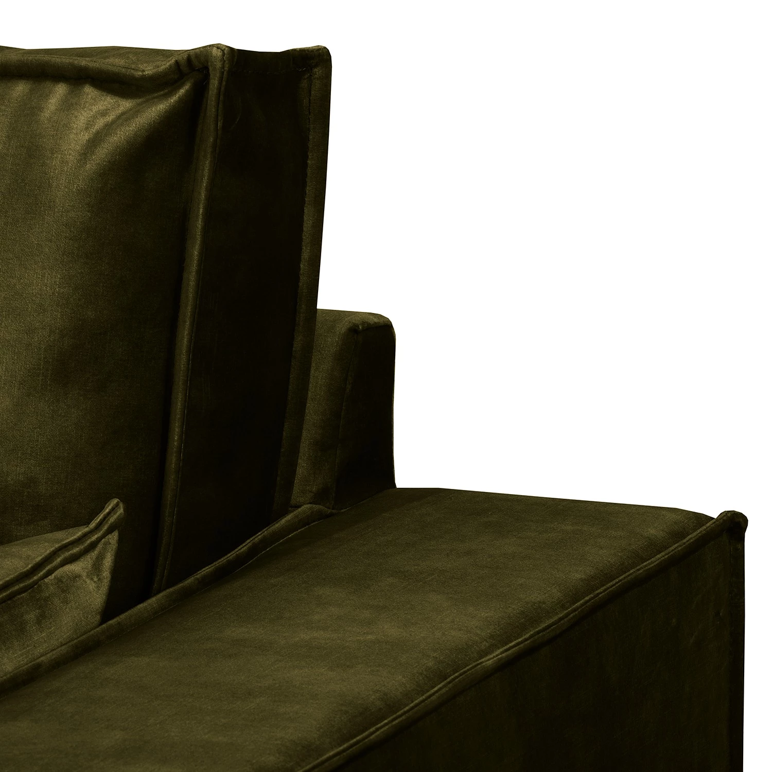 Fredriks Canapé Jurga (2 places) - Velours Tomi: Vert vieilli 8 Fredriks Canapé Jurga (2 places) - Velours Tomi: Vert vieilli – Image 6