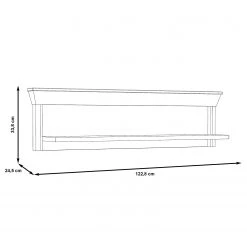 Ridgevalley Étagère murale Kimbark I - Imitation pin blanc 11 Ridgevalley Étagère murale Kimbark I - Imitation pin blanc -Meubles de salon Soldes 1000295041 210924 1430440000509 SKETCH DETAILS P000000001000295041 sketch