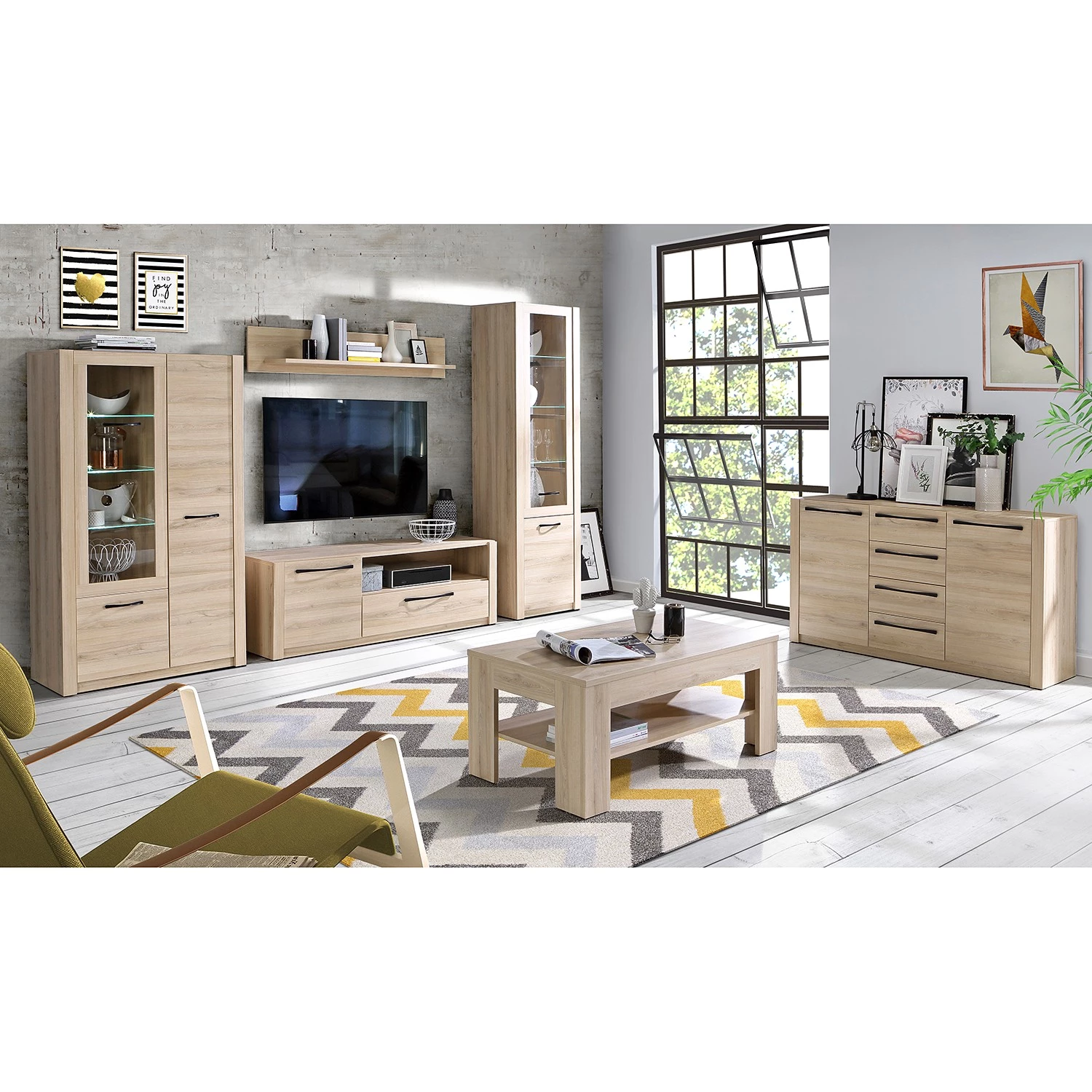 Loftscape Étagère murale Truth - Imitation chêne Sonoma 5 Loftscape Étagère murale Truth - Imitation chêne Sonoma – Image 3