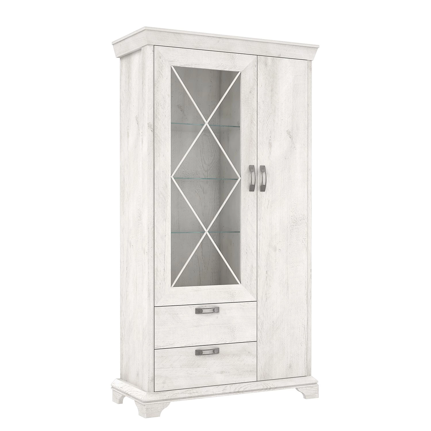 Ridgevalley Vitrine Kimbark II - Imitation pin blanc 3 Ridgevalley Vitrine Kimbark II - Imitation pin blanc