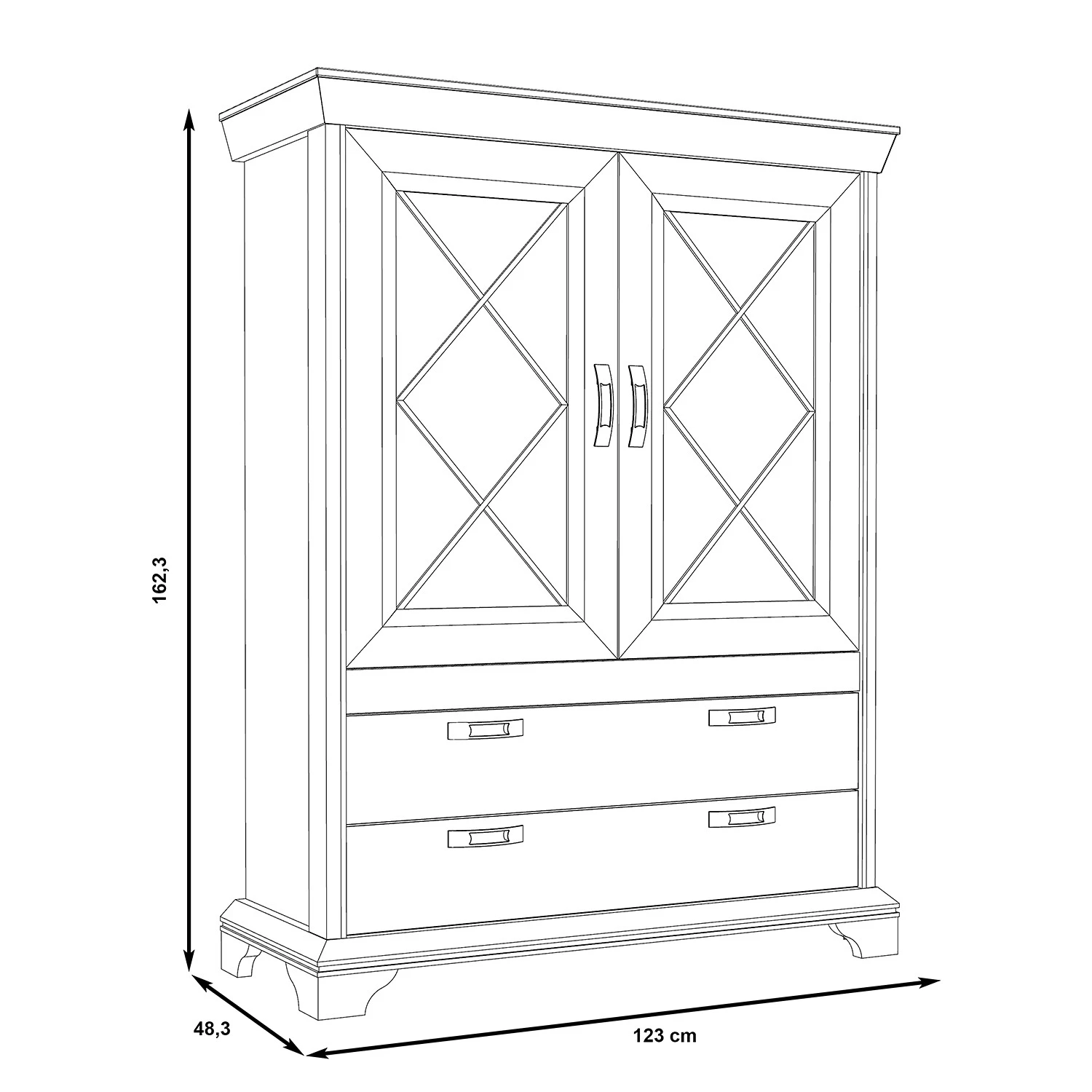 Ridgevalley Vitrine Kimbark I - Imitation pin blanc 11 Ridgevalley Vitrine Kimbark I - Imitation pin blanc – Image 9