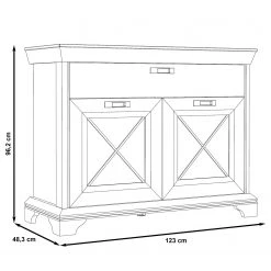 Ridgevalley Commode Kimbark - Imitation pin blanc 13 Ridgevalley Commode Kimbark - Imitation pin blanc -Meubles de salon Soldes 1000295086 211125 144855000550 SKETCH DETAILS P000000001000295086 sketch