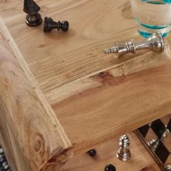 Ars Natura Tables gigognes Bornh (lot de 2) - Acacia massif -Meubles de salon Soldes 1000296362 210929 06332900089 DETAILS P000000001000296362