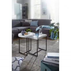 Loftscape Tables gigognes Sola (lot de 2) - Blanc / Noir -Meubles de salon Soldes 1000296383 210929 06333100210 MOOD DETAILS P000000001000296383 mood