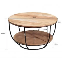 Red Living Table basse Oro - Acacia massif / Métal - Acacia / Noir 13 Red Living Table basse Oro - Acacia massif / Métal - Acacia / Noir -Meubles de salon Soldes 1000296386 210929 06333100710 SKETCH DETAILS P000000001000296386 sketch