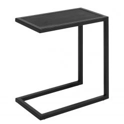 Red Living Bout de canapé Dareton I - Chêne massif / Métal - Chêne noir / Noir