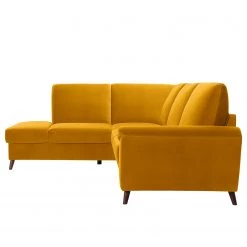 Loftscape Canapé d’angle Chanly - Microfibre - Microfibre Faria: Jaune - Méridienne longue à gauche (vue de face) - Sans fonction couchage -Meubles de salon Soldes 1000296733 211018 10235700783 DETAILS P000000001000296733
