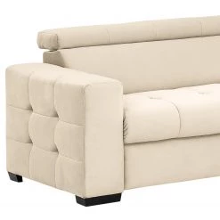 Loftscape Canapé d’angle Eloise - Microfibre - Microfibre Faria: Cachemire - Méridienne longue à droite (vue de face) - Sans fonction couchage -Meubles de salon Soldes 1000296780 211018 10241201140 DETAILS P000000001000296780