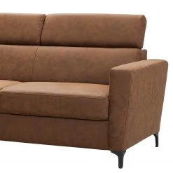 Fredriks Canapé d’angle Landaff - Microfibre - Microfibre Torne: Marron chevreuil - Méridienne longue à gauche (vue de face) - Sans fonction couchage - Sans repose-pieds -Meubles de salon Soldes 1000296808 211018 10243101449 DETAILS P000000001000296808