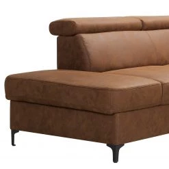 Fredriks Canapé d’angle Landaff - Microfibre - Microfibre Torne: Marron chevreuil - Méridienne longue à gauche (vue de face) - Sans fonction couchage - Sans repose-pieds -Meubles de salon Soldes 1000296808 211018 10243101460 DETAILS P000000001000296808