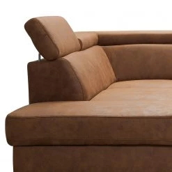 Fredriks Canapé d’angle Landaff - Microfibre - Microfibre Torne: Marron chevreuil - Méridienne longue à gauche (vue de face) - Sans fonction couchage - Sans repose-pieds -Meubles de salon Soldes 1000296808 211018 10243101483 DETAILS P000000001000296808