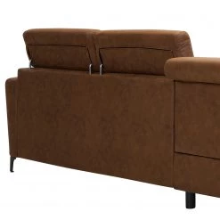 Fredriks Canapé d’angle Landaff - Microfibre - Microfibre Torne: Marron chevreuil - Méridienne longue à gauche (vue de face) - Sans fonction couchage - Sans repose-pieds -Meubles de salon Soldes 1000296808 211018 10243101484 DETAILS P000000001000296808