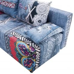 Mooved Canapé convertible Gabun - Tissage à plat - Bleu / Rouge - Suspension à ressorts ondulés 16 Mooved Canapé convertible Gabun - Tissage à plat - Bleu / Rouge - Suspension à ressorts ondulés -Meubles de salon Soldes 1000296952 211018 10253002469 DETAILS P000000001000296952